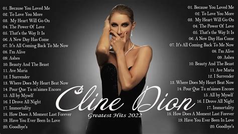 celine dijon|celine dion greatest hits 2022.